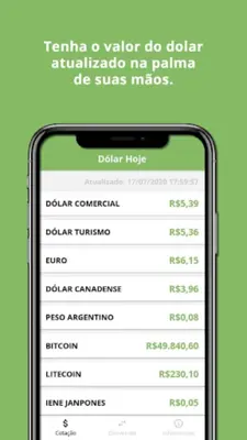 Dólar Hoje android App screenshot 2